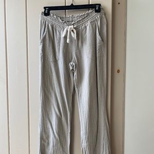 Roxy Linen Beach Pants Size XS